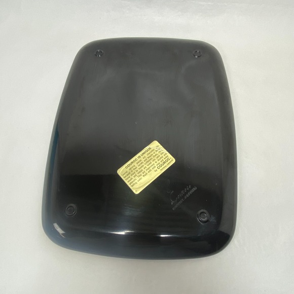 Vintage 60s Couroc Monterey Black Cardinal Tray Hand Inlay Bird MCM USA Serving - Picture 3 of 8